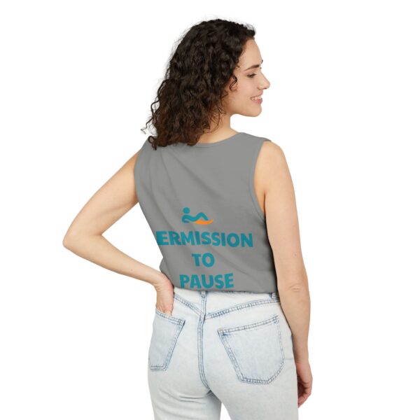 Just Lay There Unisex Garment-Dyed Tank Top - Permission To Pause - Image 60