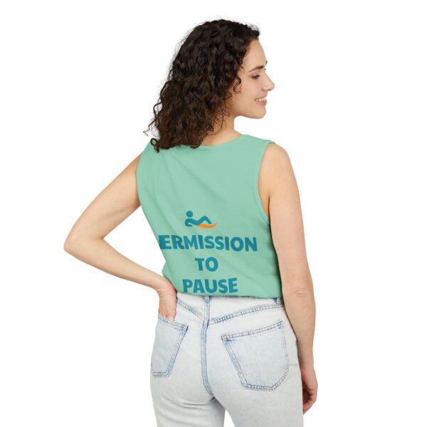 Just Lay There Unisex Garment-Dyed Tank Top - Permission To Pause - Image 44