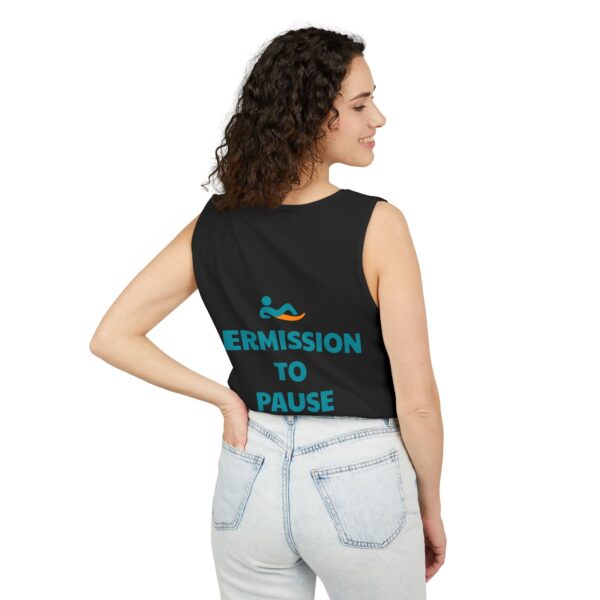 Just Lay There Unisex Garment-Dyed Tank Top - Permission To Pause - Image 64
