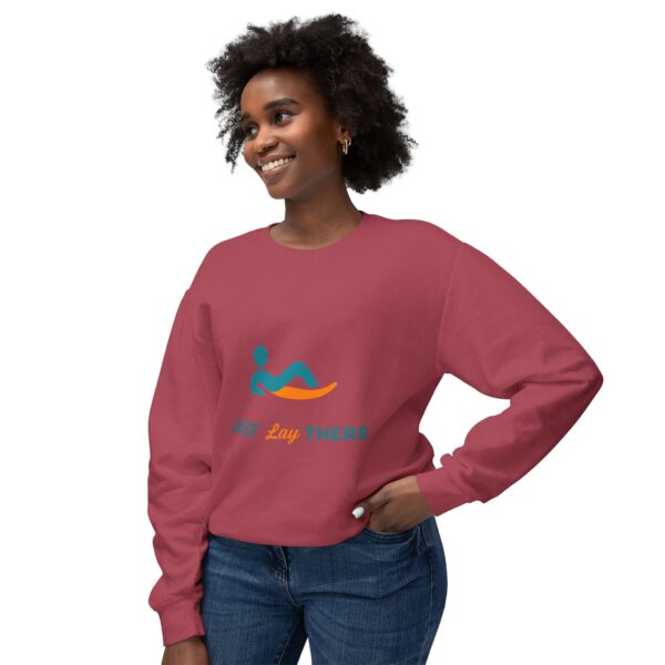 Just Lay There Unisex Lightweight Crewneck Sweatshirt - Image 31