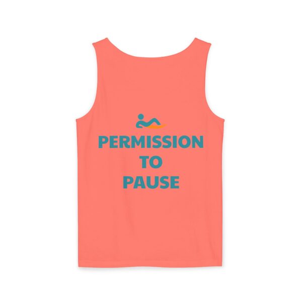 Just Lay There Unisex Garment-Dyed Tank Top - Permission To Pause - Image 6