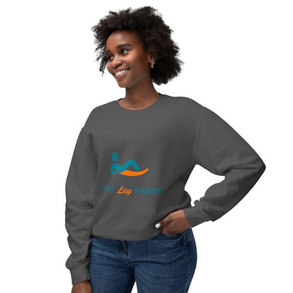 Just Lay There Unisex Lightweight Crewneck Sweatshirt - Image 11