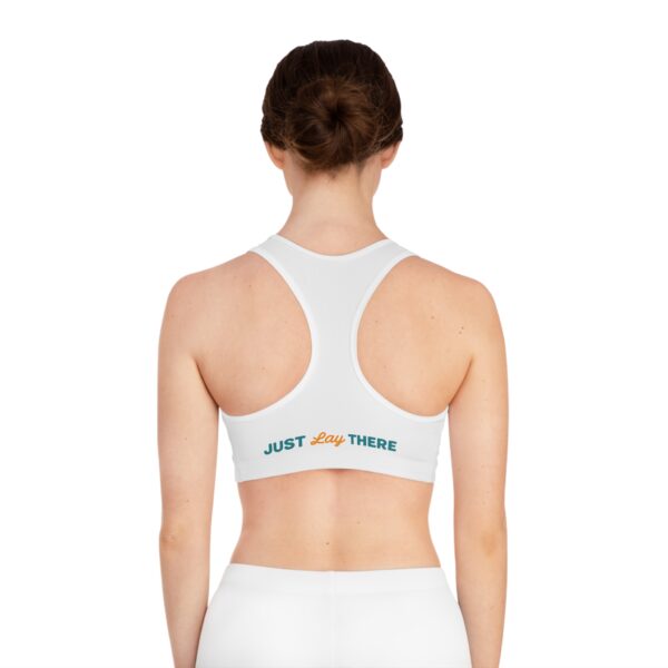 Just Lay There Sports Bra - Comfy Athleisure, Workout Gear, Yoga Essential, Activewear, Gift for Gym Lovers - Image 4