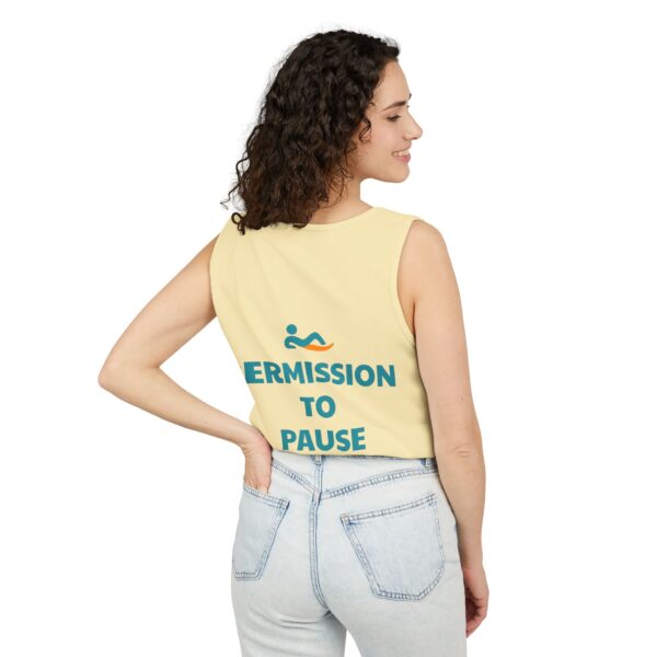 Just Lay There Unisex Garment-Dyed Tank Top - Permission To Pause - Image 28