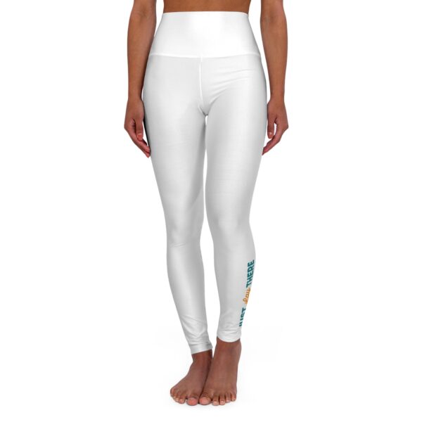Stylish High Waisted Yoga Leggings White