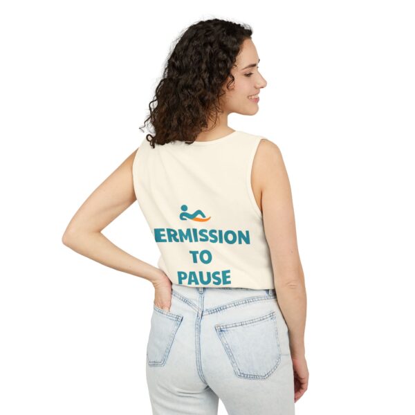 Just Lay There Unisex Garment-Dyed Tank Top - Permission To Pause - Image 24