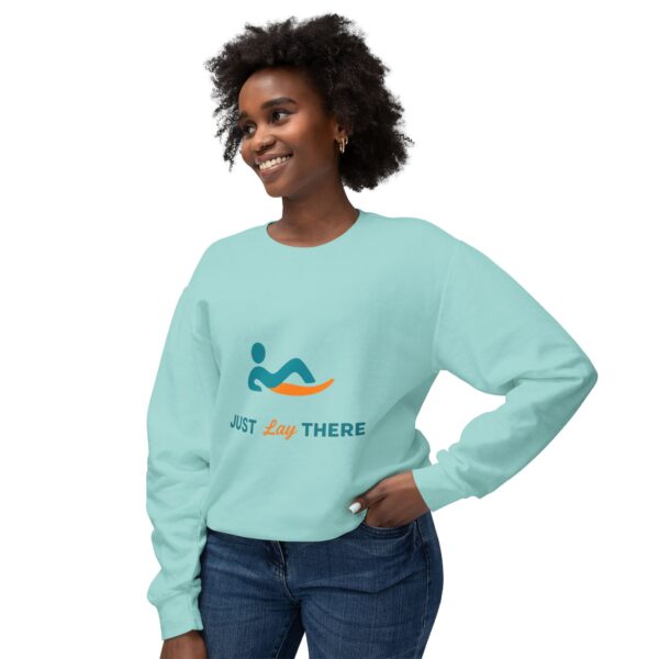 Just Lay There Unisex Lightweight Crewneck Sweatshirt - Image 19