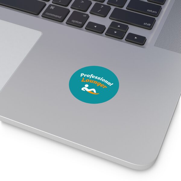 Professional Lounger Round Vinyl Stickers - Image 4