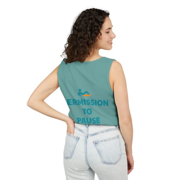 Just Lay There Unisex Garment-Dyed Tank Top - Permission To Pause - Image 52