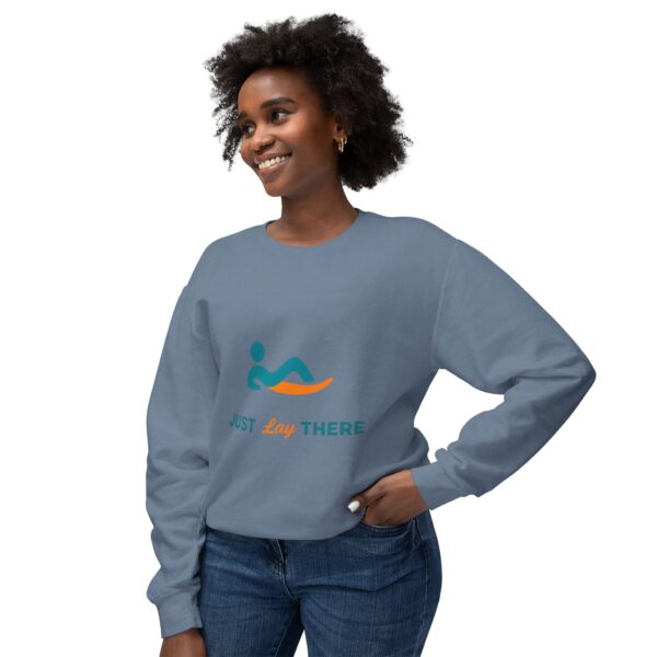 Just Lay There Unisex Lightweight Crewneck Sweatshirt - Image 23
