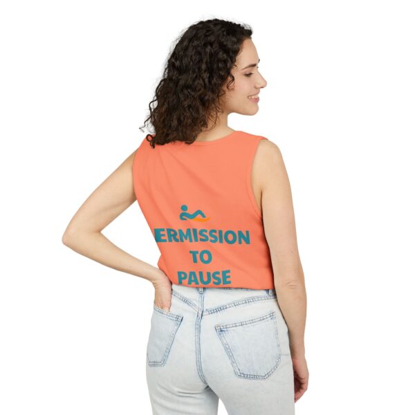 Just Lay There Unisex Garment-Dyed Tank Top - Permission To Pause - Image 12