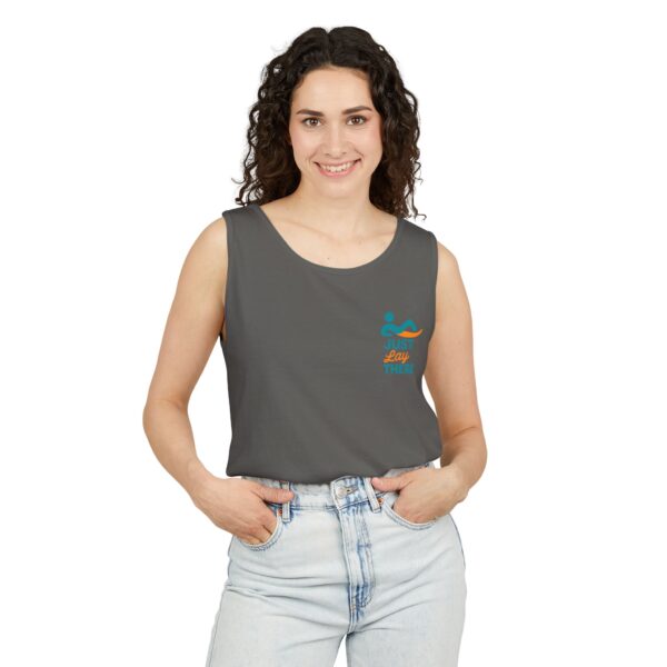 Just Lay There Unisex Garment-Dyed Tank Top - Permission To Pause - Image 35