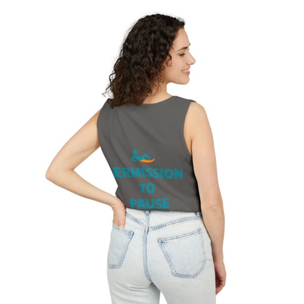 Just Lay There Unisex Garment-Dyed Tank Top - Permission To Pause - Image 36