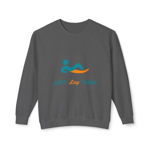 Just Lay There Unisex Lightweight Crewneck Sweatshirt - Image 9