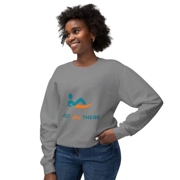 Just Lay There Unisex Lightweight Crewneck Sweatshirt - Image 15
