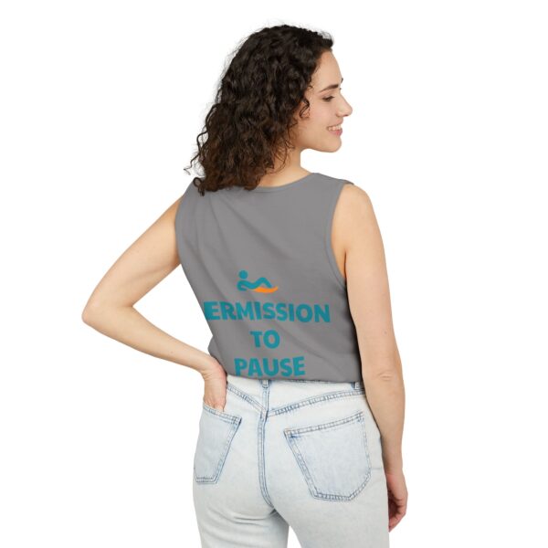 Just Lay There Unisex Garment-Dyed Tank Top - Permission To Pause - Image 40