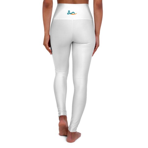 Stylish High Waisted Yoga Leggings White - Image 2