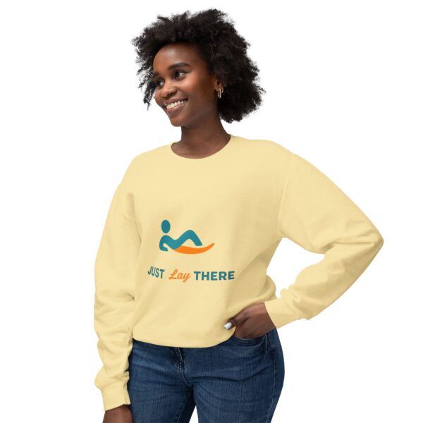 Just Lay There Unisex Lightweight Crewneck Sweatshirt - Image 7