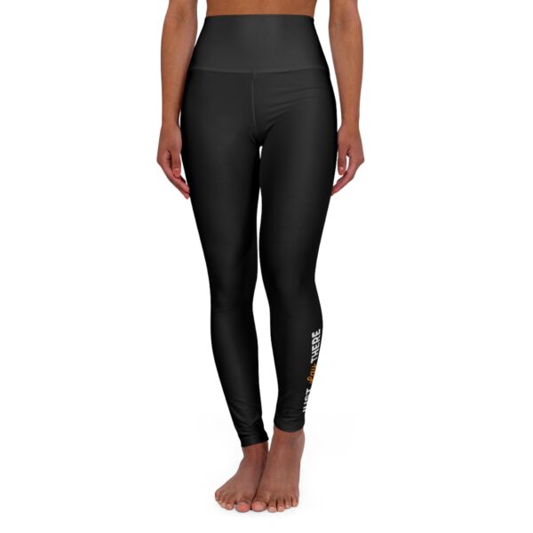 Stylish High Waisted Yoga Leggings Black