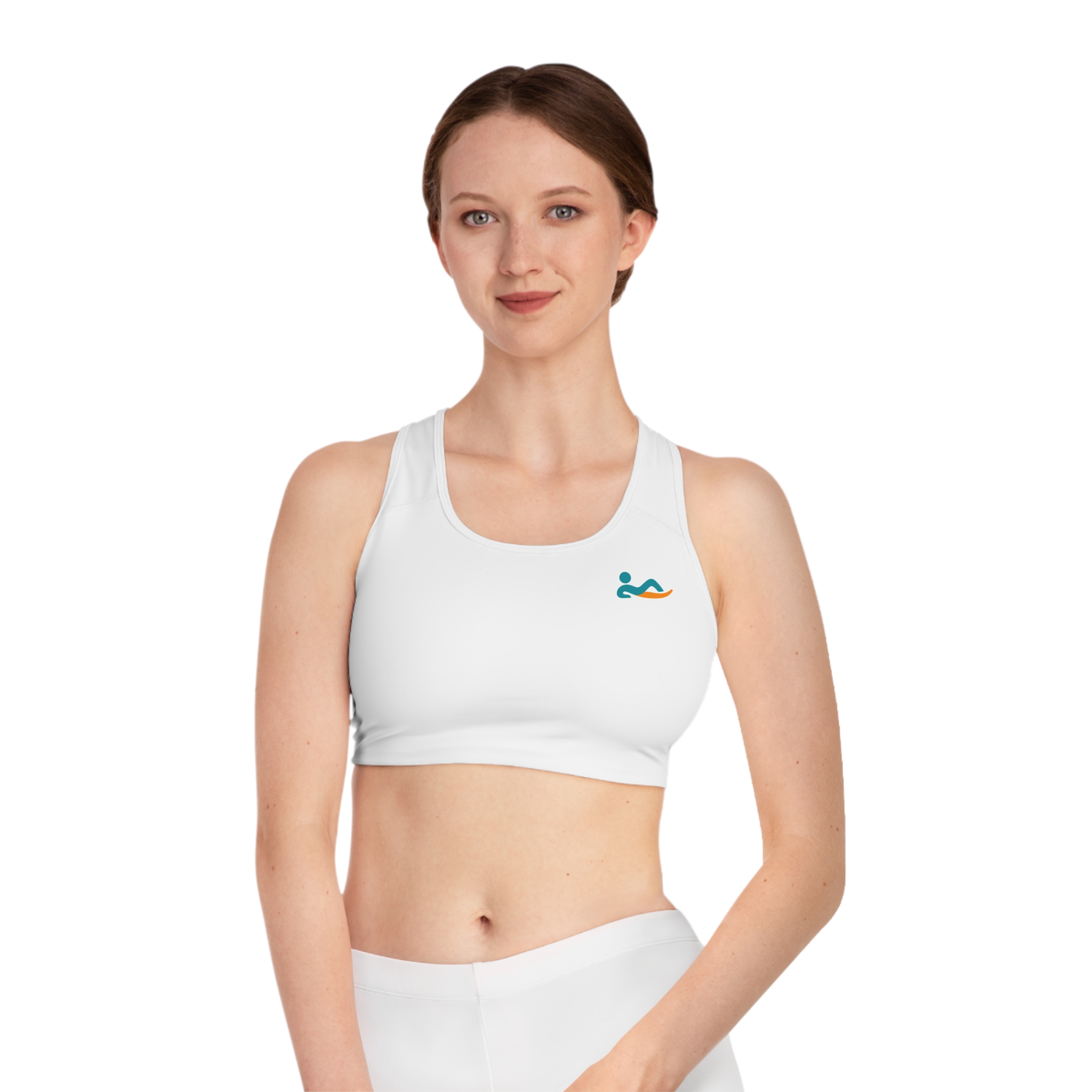 Just Lay There Sports Bra White - Image 3